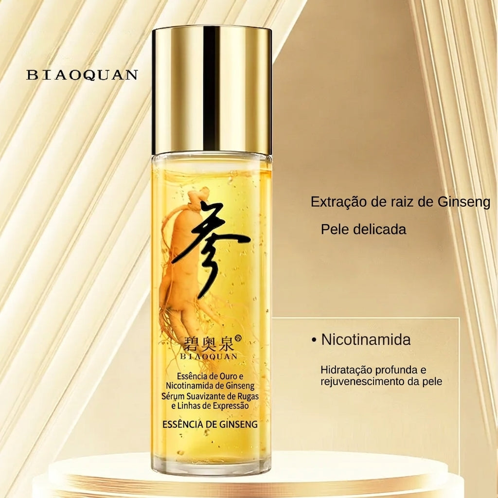 Sérum Facial com Ginseng, Ouro e Niacinamida 120 mL Hidratação e Viço