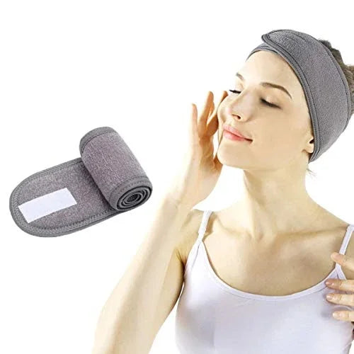 Faixa de Cabelo Ajustável para Skincare e Maquiagem