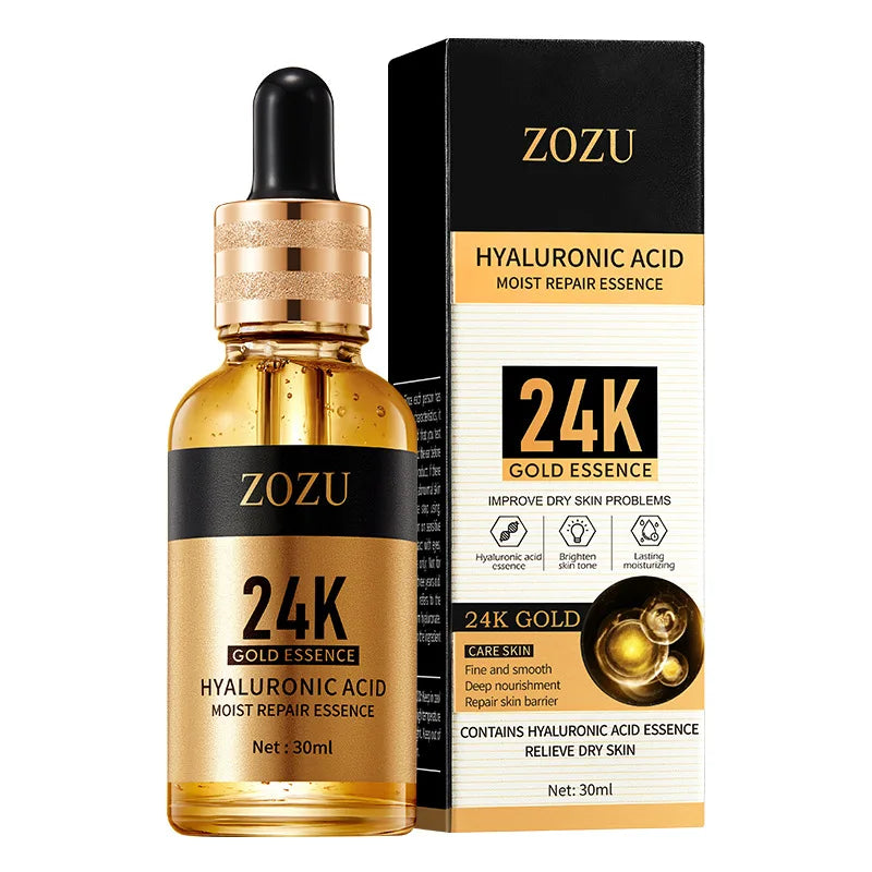 Sérum Facial 24K Gold com Ácido Hialurônico 30 ml