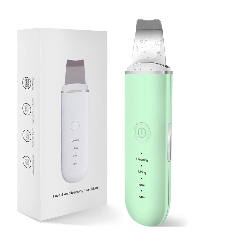 Espatula Peeling Ultrassonica Limpeza Facial Removedor Cravos