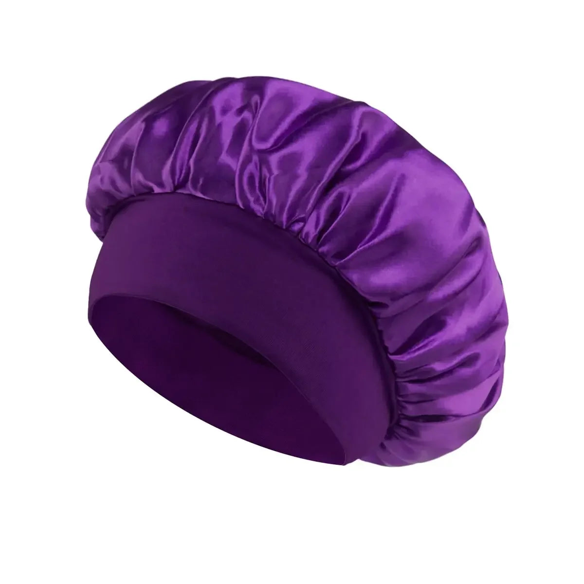 Touca de Cetim para Dormir Ajuda a Reduzir o Frizz