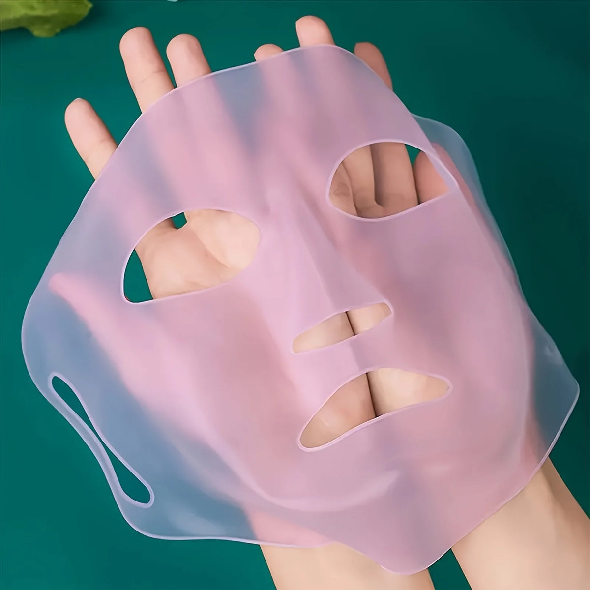 Mascara Facial Silicone 3D Reutilizavel Hidratacao