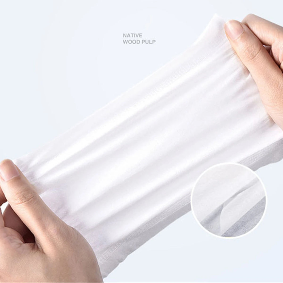 Toalha de Rosto Descartavel Lenço Facial de Papel Macio