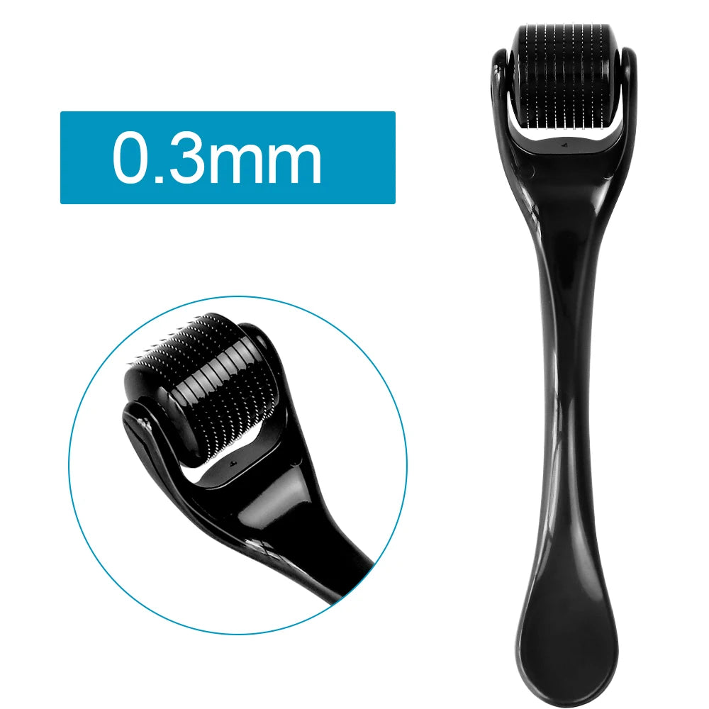 Derma Roller 540 Agulhas Titanio Crescimento Barba Cabelo