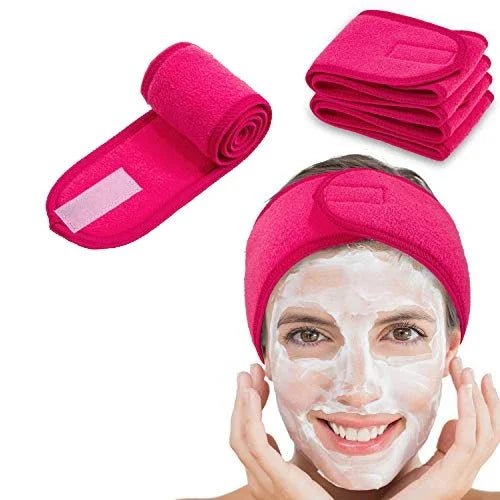 Faixa de Cabelo Ajustável para Skincare e Maquiagem