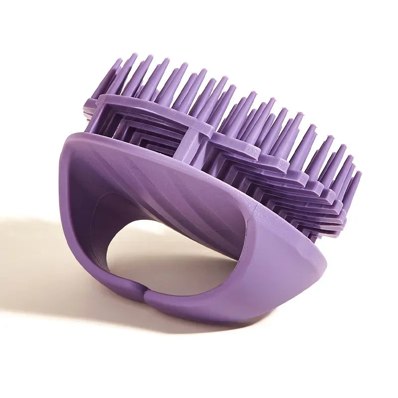 Escova Massageadora de Couro Cabeludo para Shampoo