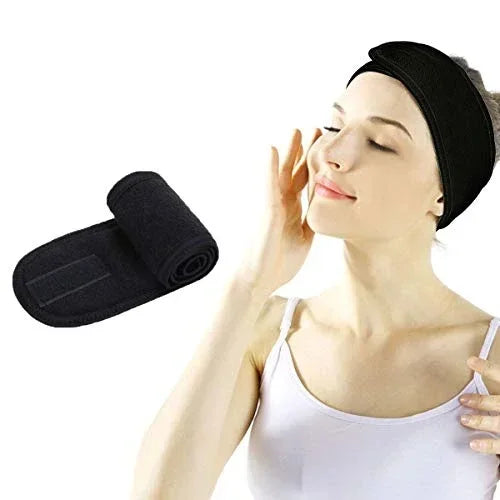 Faixa de Cabelo Ajustável para Skincare e Maquiagem