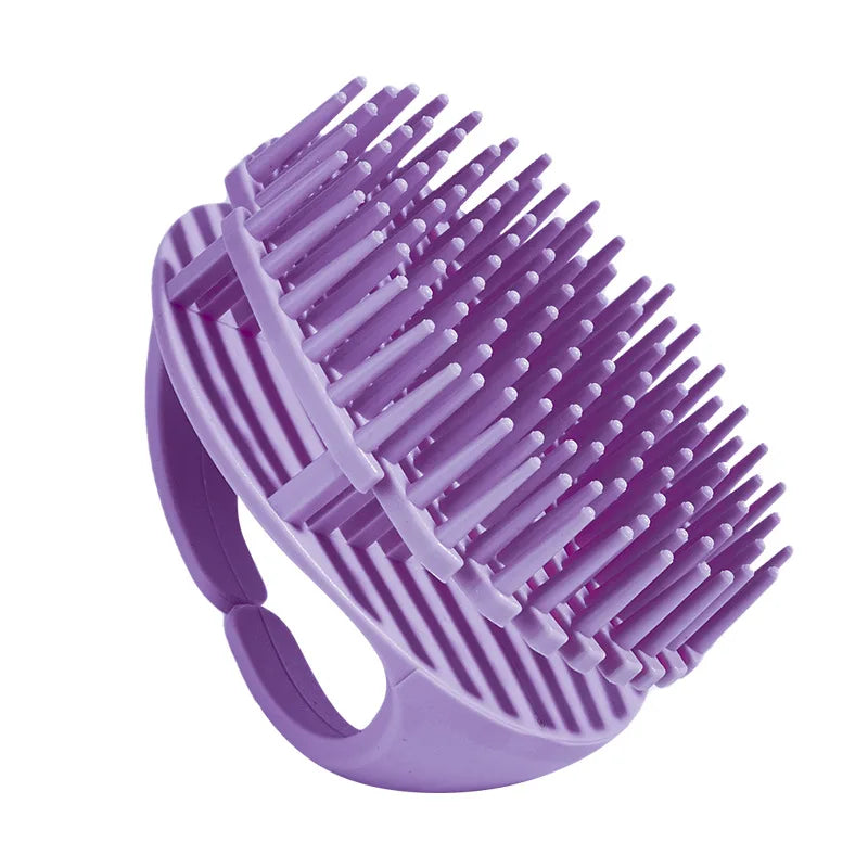 Escova Massageadora de Couro Cabeludo para Shampoo