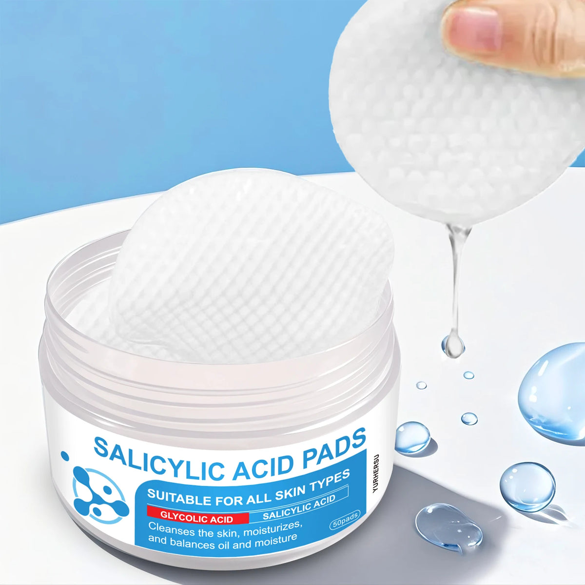 Discos Esfoliantes Faciais 50 Unidades