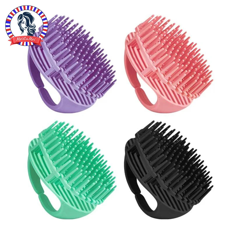 Escova Massageadora de Couro Cabeludo para Shampoo