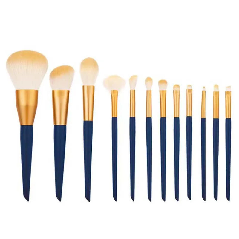 Kit de Pincéis de Maquiagem 12 Peças