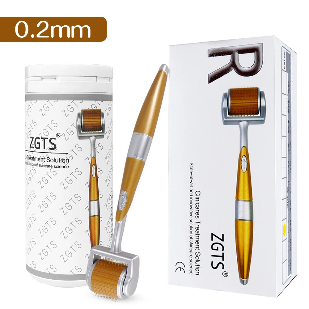 Derma Roller 540 Agulhas Titanio Crescimento Barba Cabelo