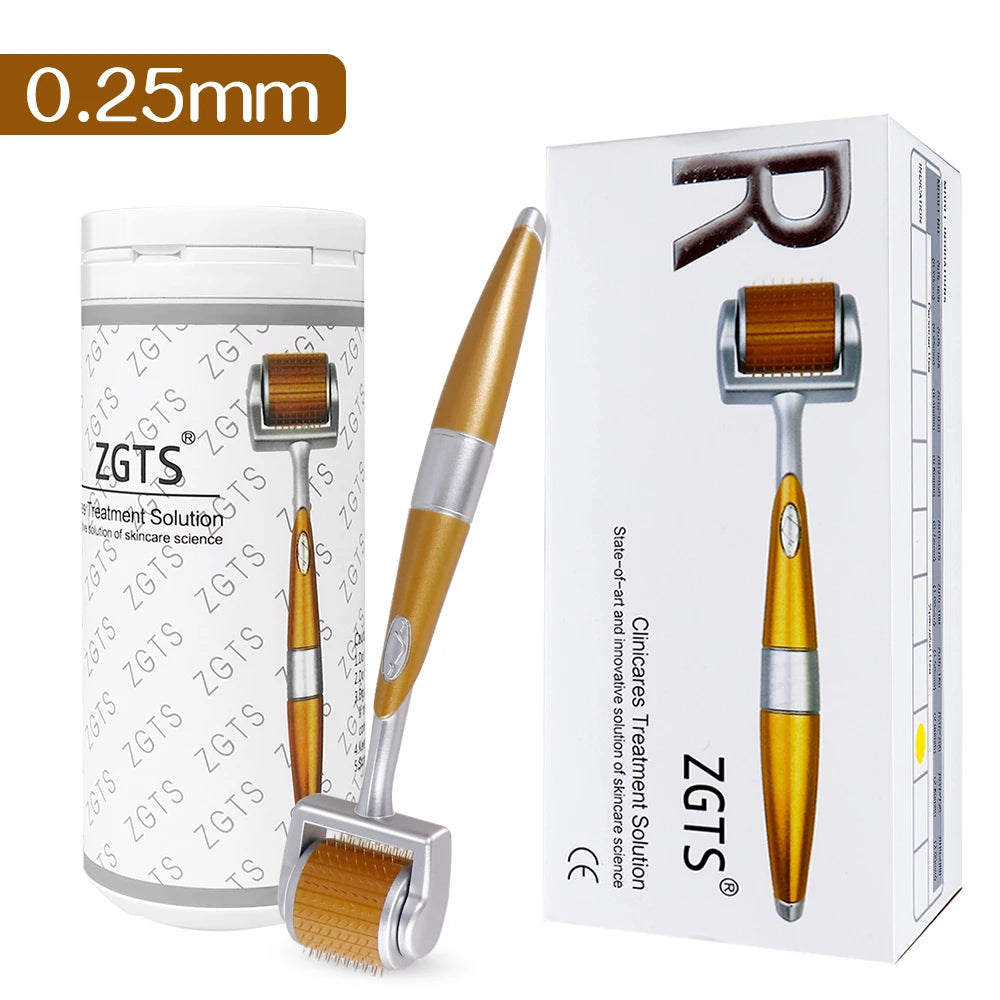 Derma Roller 540 Agulhas Titanio Crescimento Barba Cabelo
