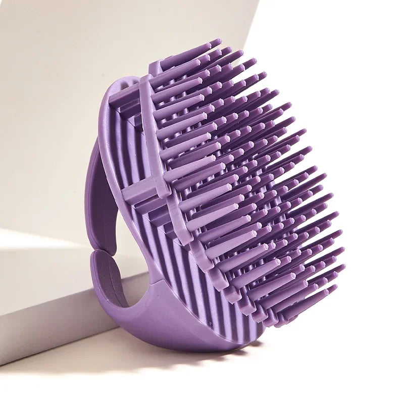Escova Massageadora de Couro Cabeludo para Shampoo