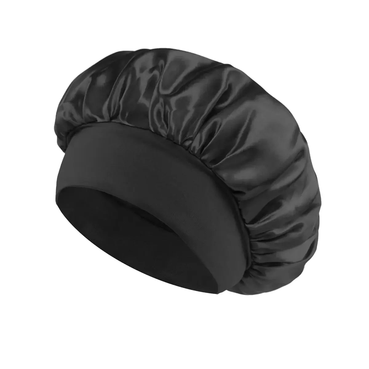 Touca de Cetim para Dormir Ajuda a Reduzir o Frizz