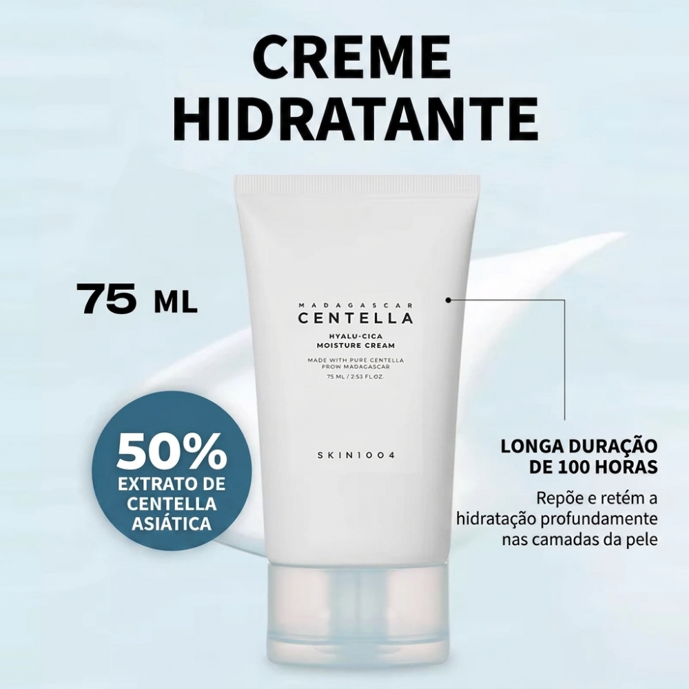 Kit Skincare Centella Hyalu Cica Skin1004 Creme e Protetor