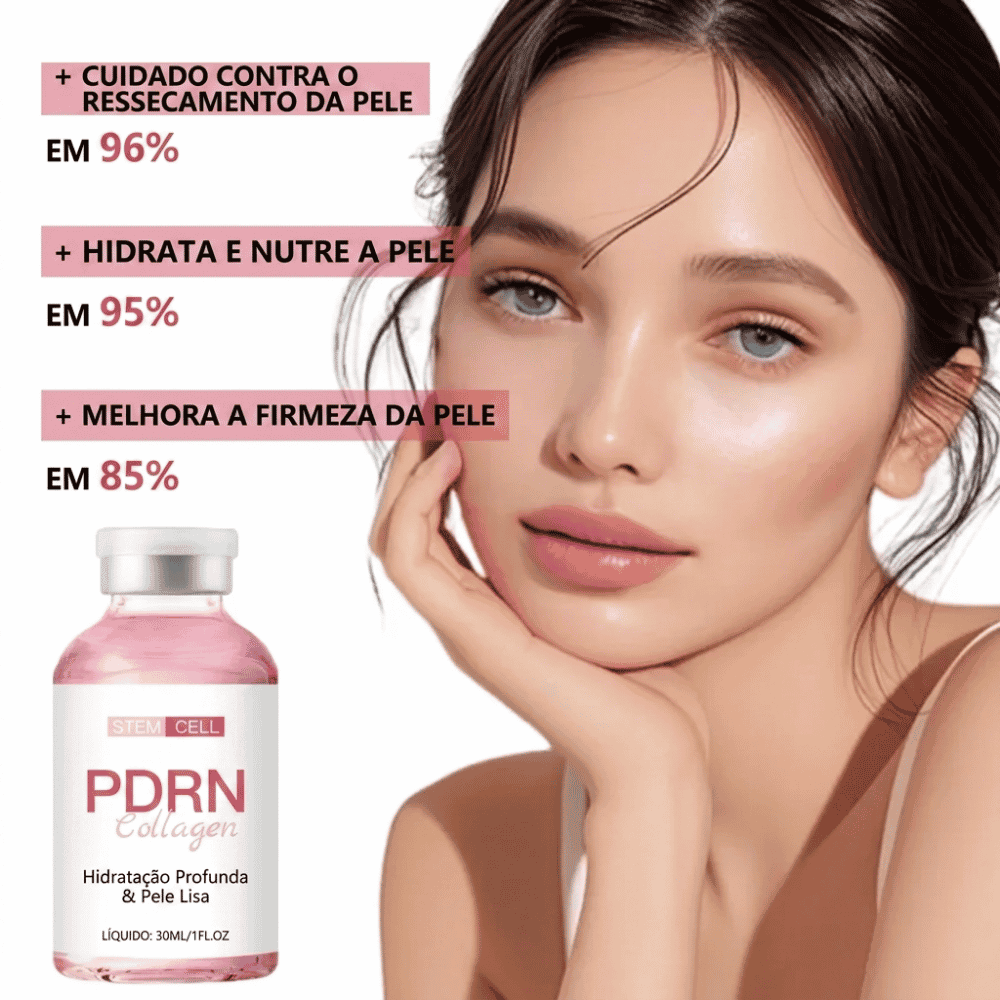 Sérum Facial PDRN com DNA de Salmão Hidratação e Viço