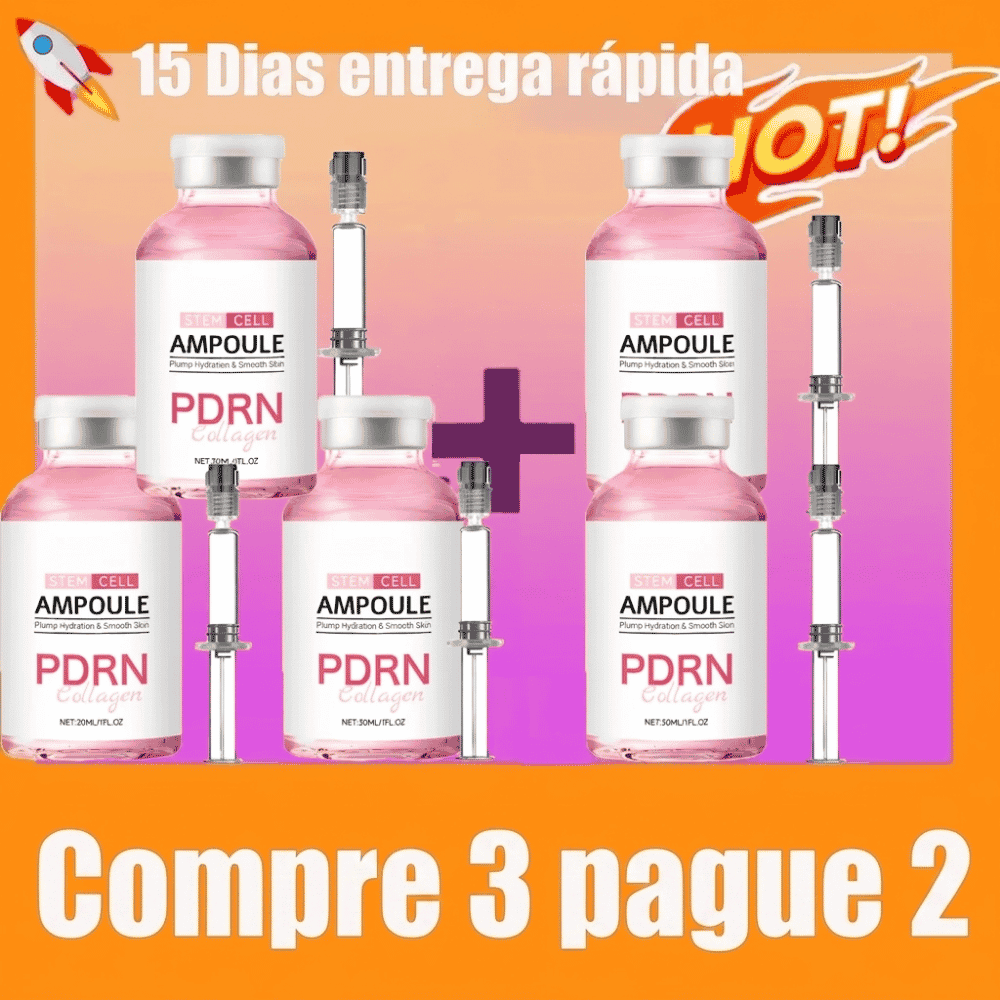 Sérum Facial PDRN com DNA de Salmão Hidratação e Viço