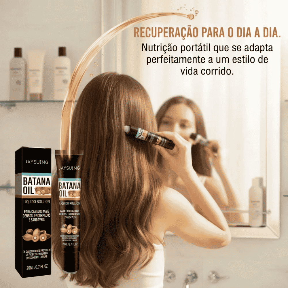 Óleo Capilar de Batana JAYSUING Roll-On 20 mL Nutrição e Brilho