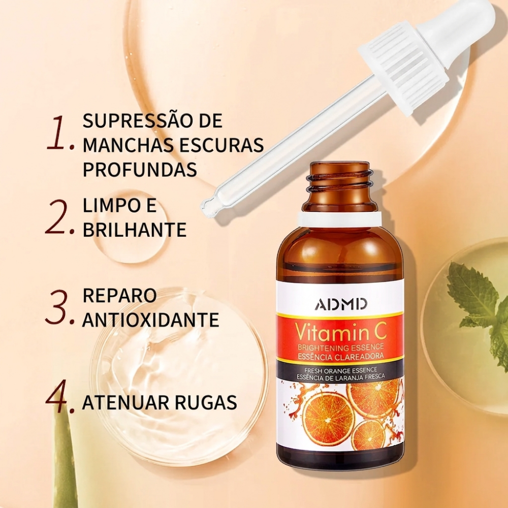 Sérum Facial com Vitamina C 30 mL Iluminador e Antioxidante