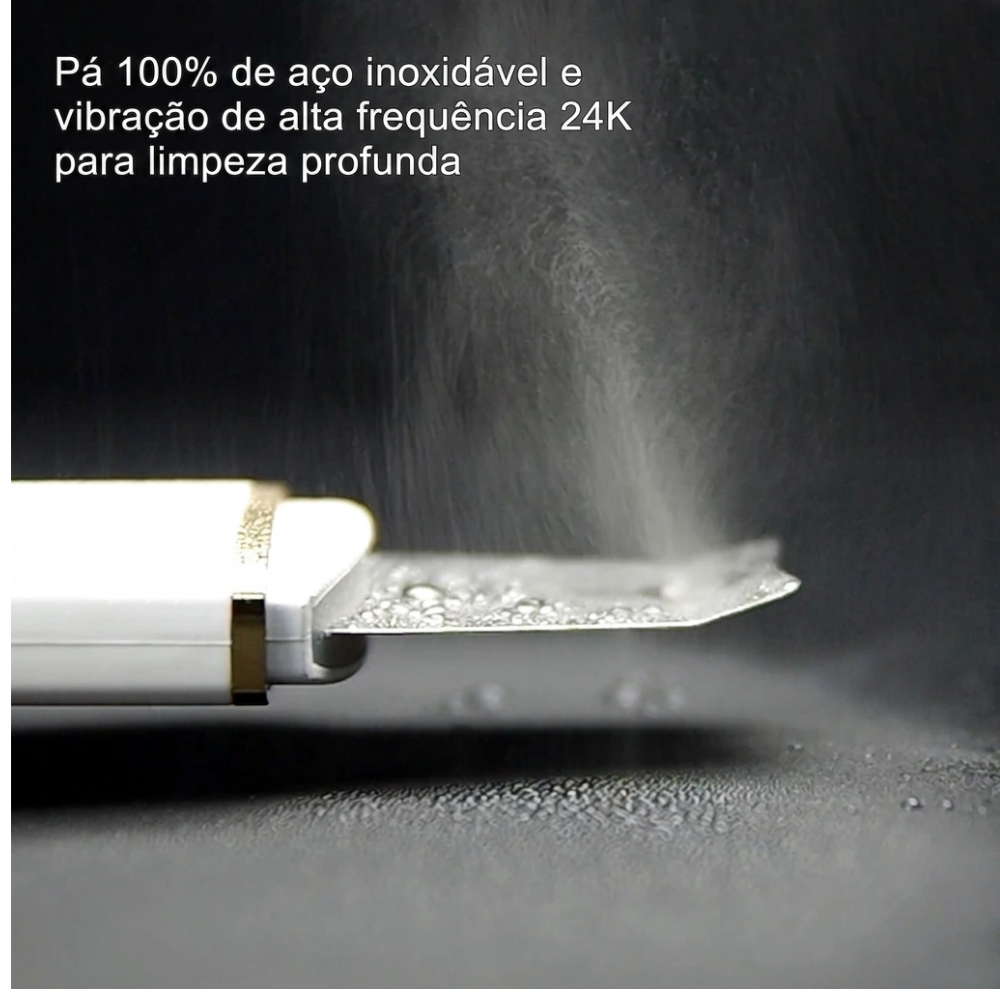 Espatula Peeling Ultrassonica Limpeza Facial Removedor Cravos