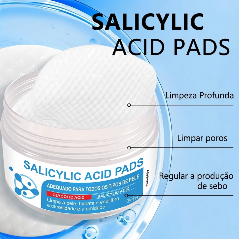 Discos Esfoliantes Faciais 50 Unidades